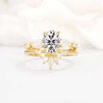 SR17105 Lab Diamond Ring - Yellow-Gold