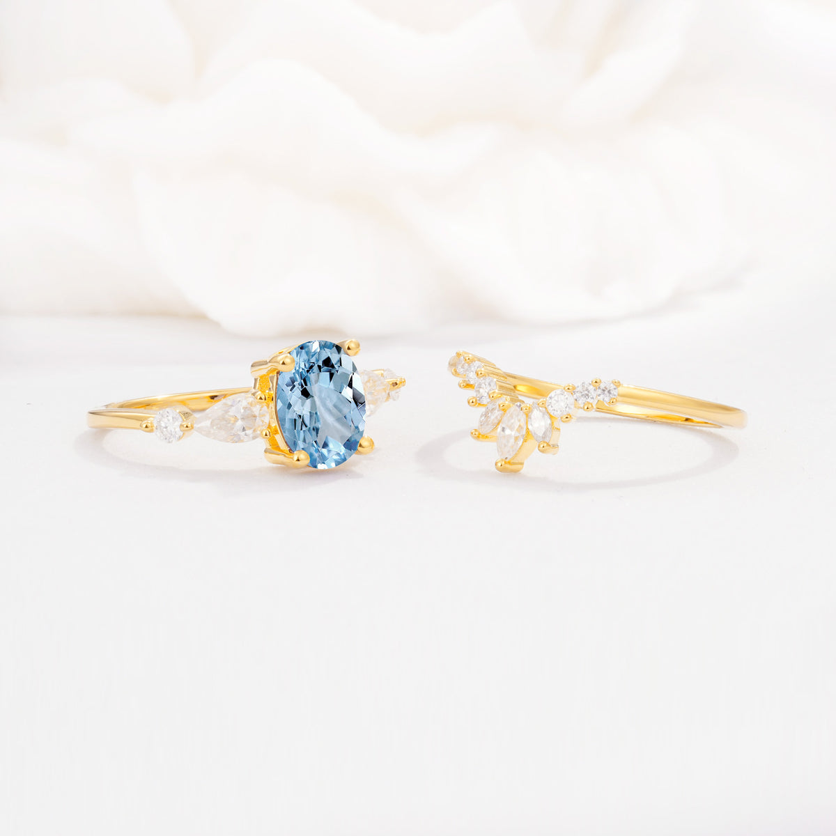 SR17105 Aquamarine Ring - Additional view