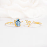 SR17105 Aquamarine Ring - Additional view