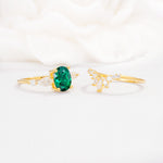 SR17105 Emerald Ring - Additional view