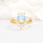SR17105 Moonstone Ring - Yellow-Gold