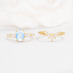 SR17105 Moonstone Ring - White-Gold