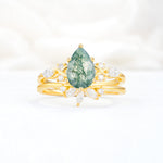 SR17107 Moss Agate Ring - Additional view