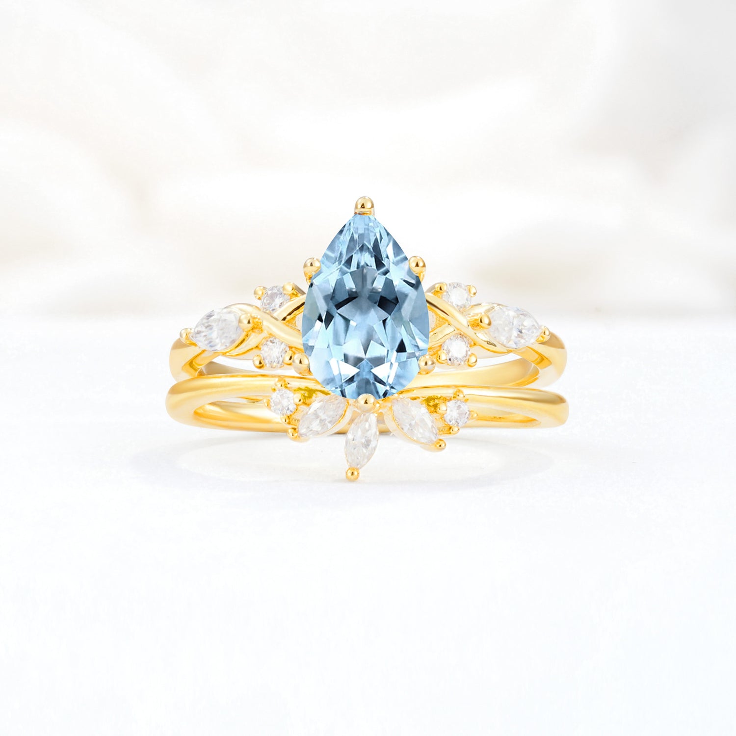 SR17107 Aquamarine Ring - Additional view