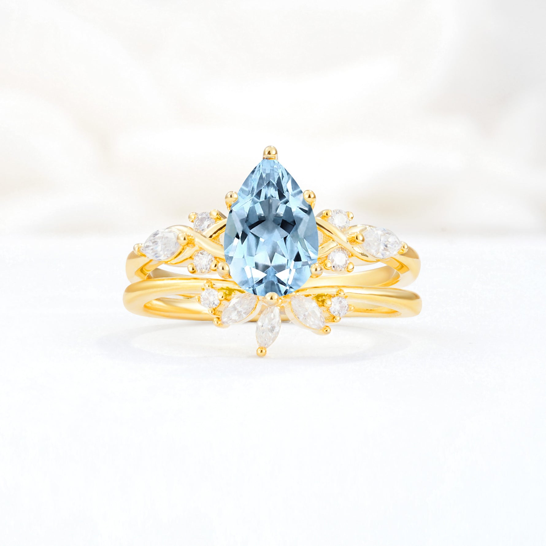 SR17107 Aquamarine Ring - Additional view