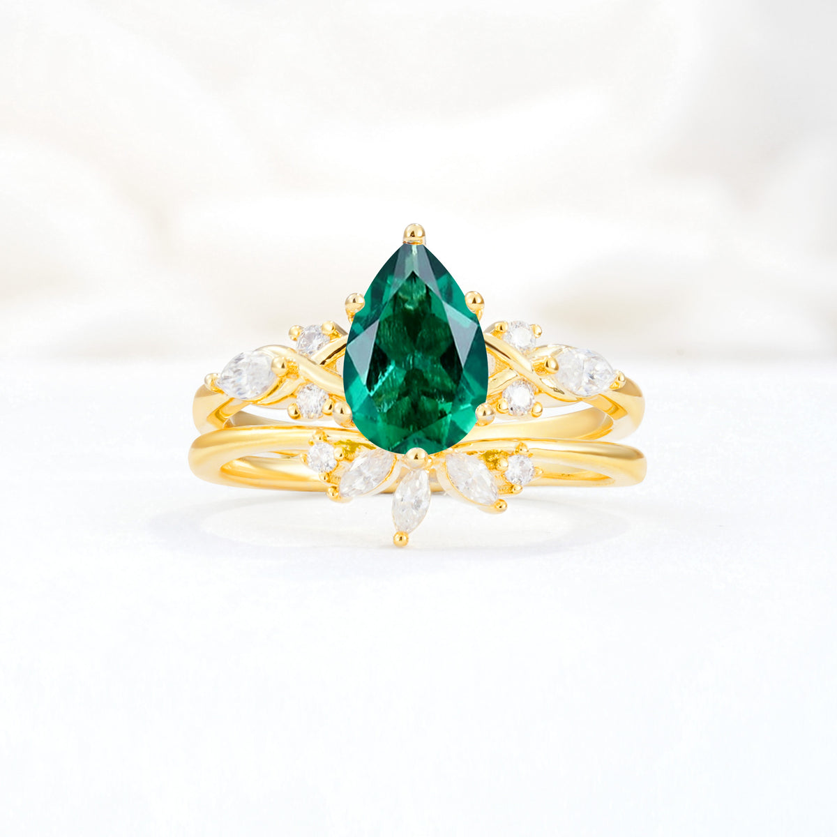 SR17107 Emerald Ring - Additional view