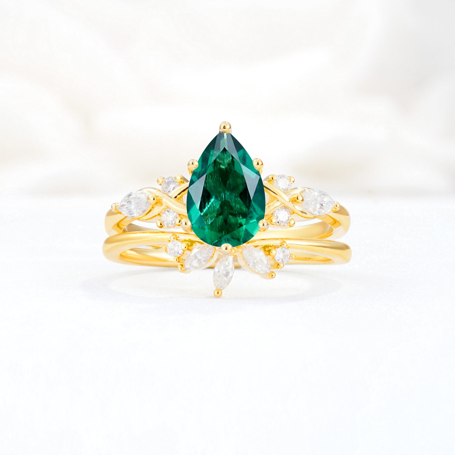 SR17107 Emerald Ring - Additional view