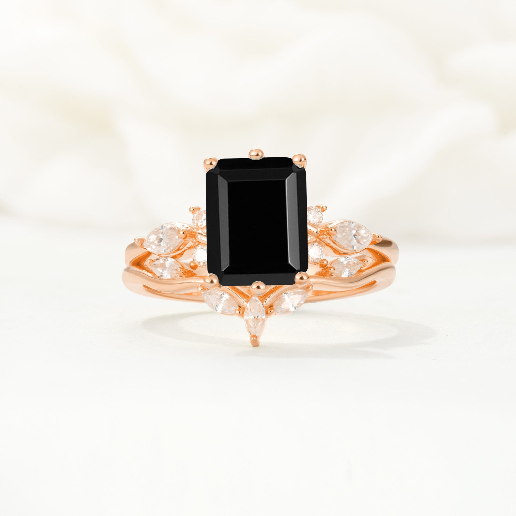SR17109 Black Onyx Ring - Additional view