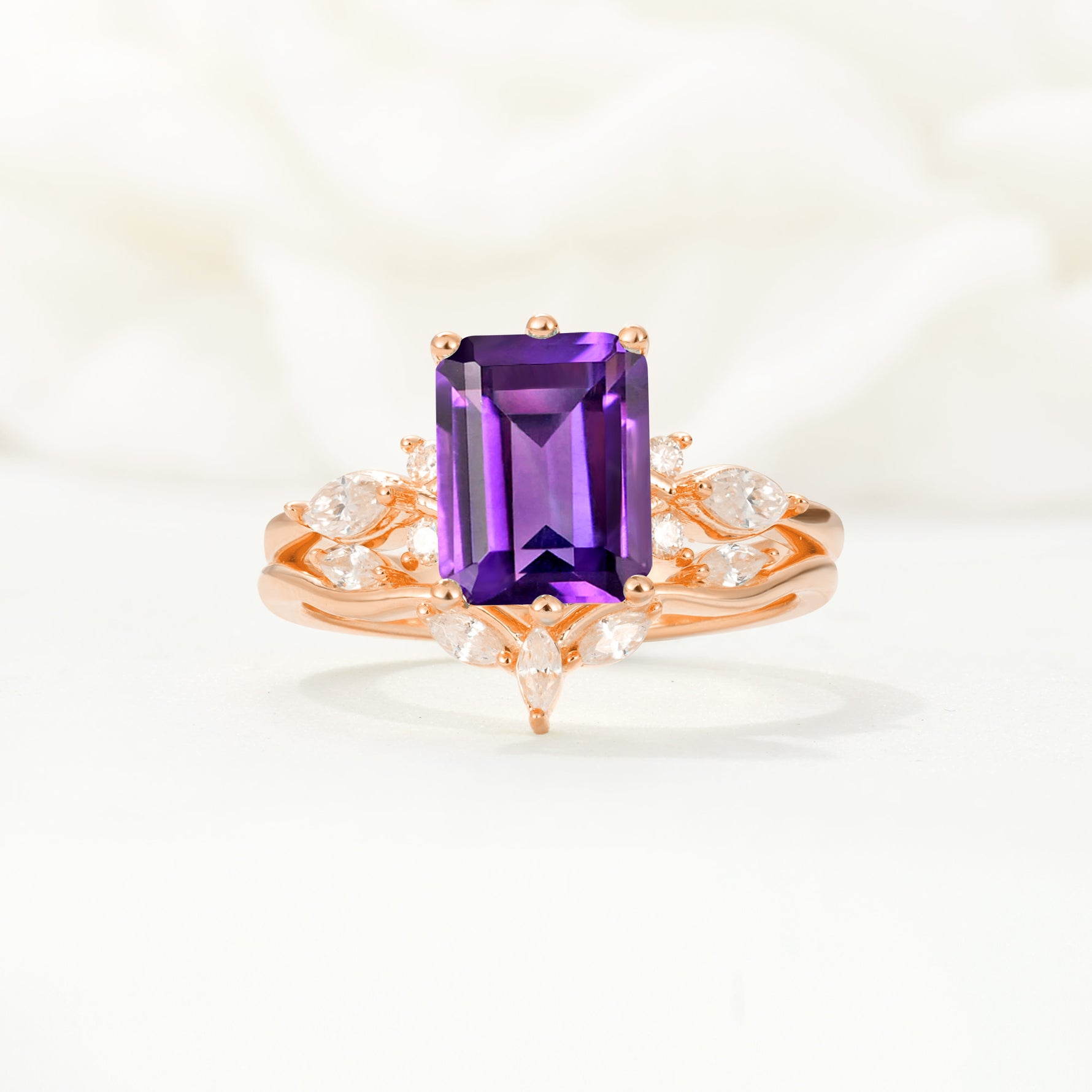 SR17109 Amethyst Ring - Additional view