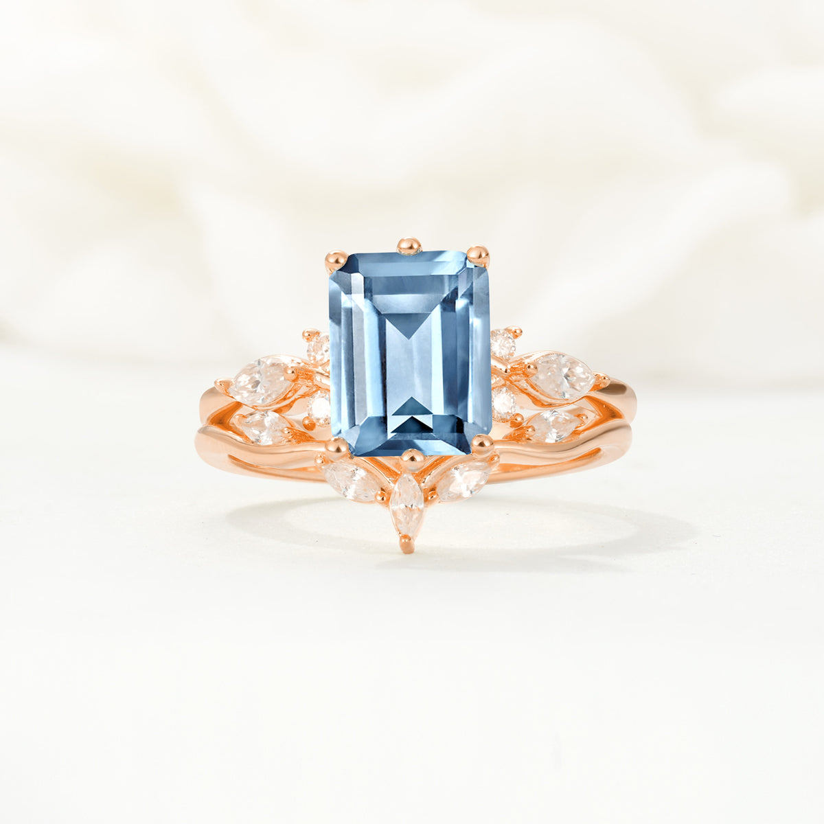 SR17109 Aquamarine Ring - Additional view