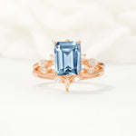 SR17109 Aquamarine Ring - Additional view