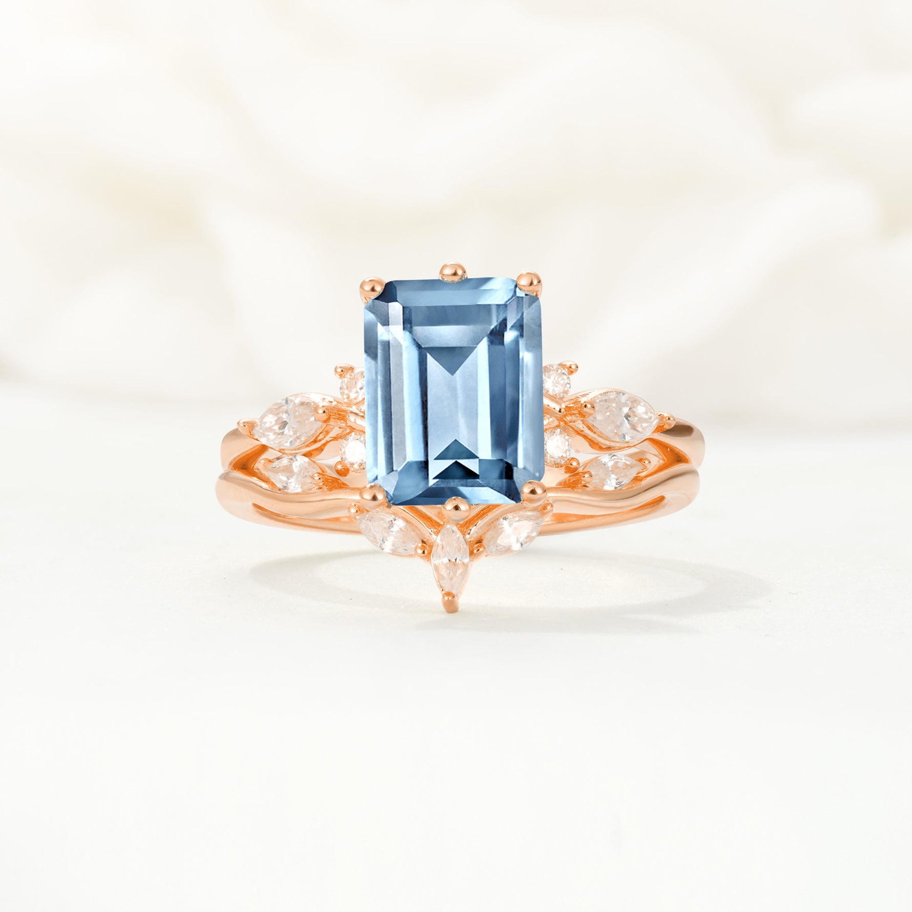 SR17109 Aquamarine Ring - Additional view