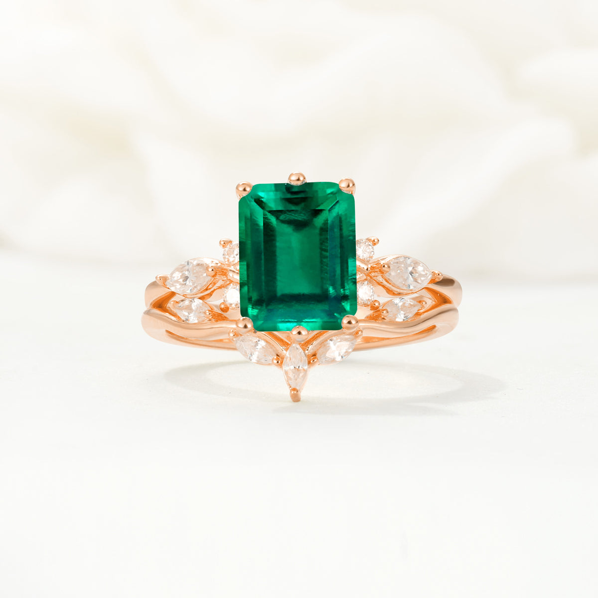 SR17109 Emerald Ring - Additional view