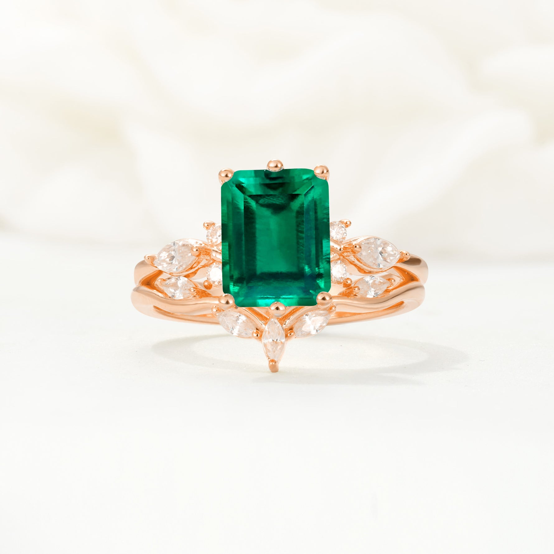 SR17109 Emerald Ring - Additional view