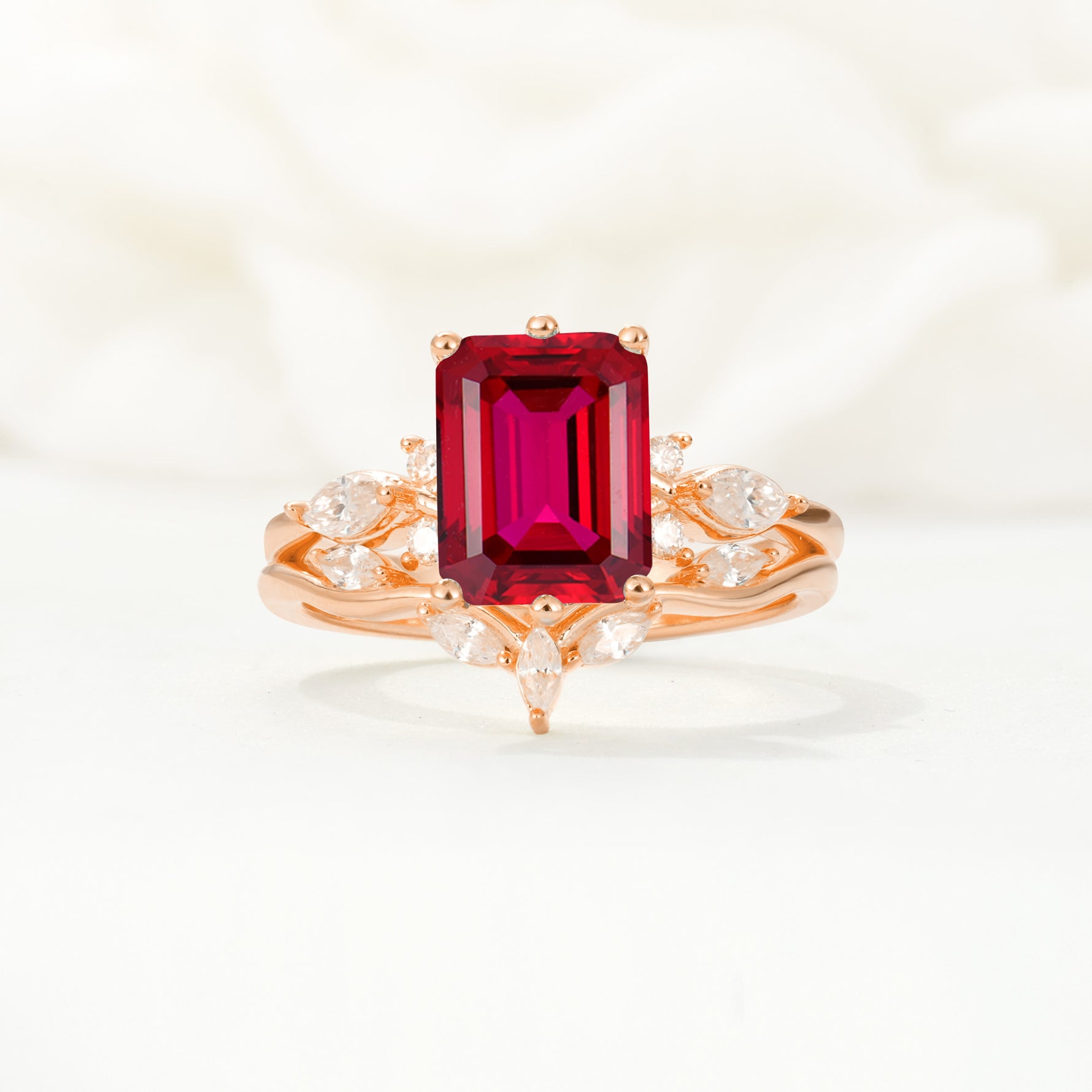 SR17109 Ruby Ring - Additional view