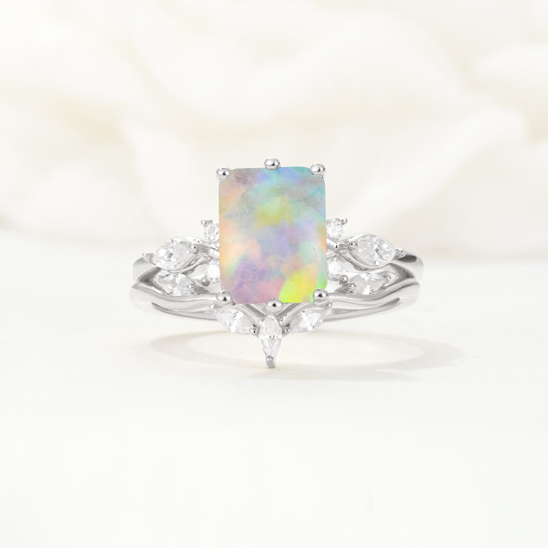 SR17109 Fire Opal Ring - Additional view