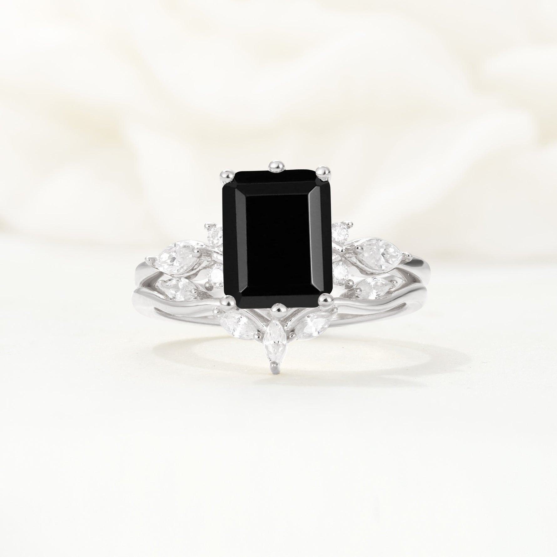 SR17109 Black Onyx Ring - Additional view
