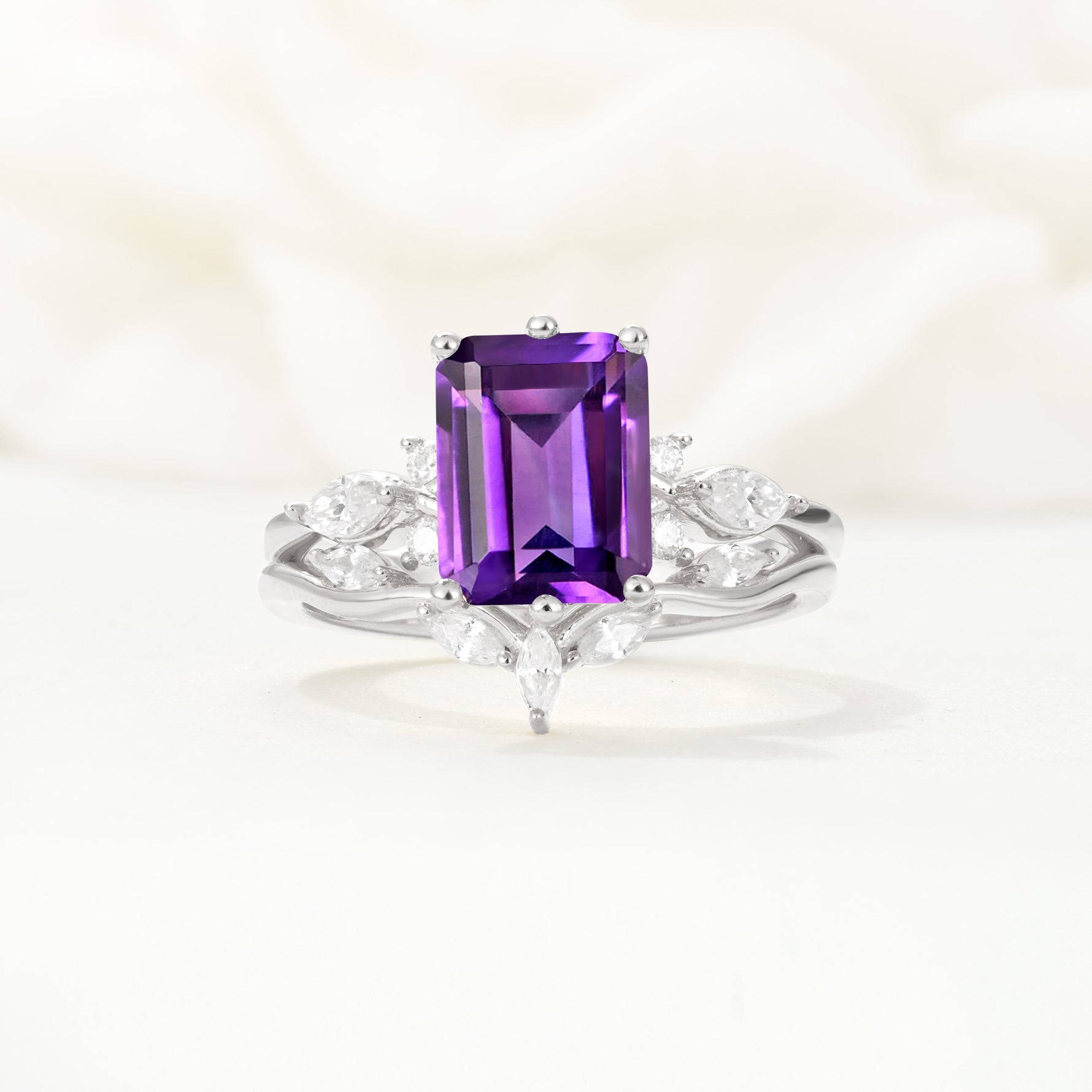 SR17109 Amethyst Ring - Additional view
