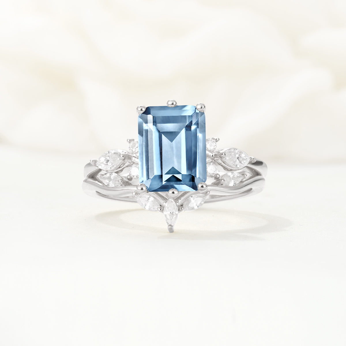 SR17109 Aquamarine Ring - Additional view
