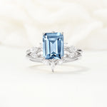 SR17109 Aquamarine Ring - Additional view