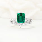 SR17109 Emerald Ring - Additional view