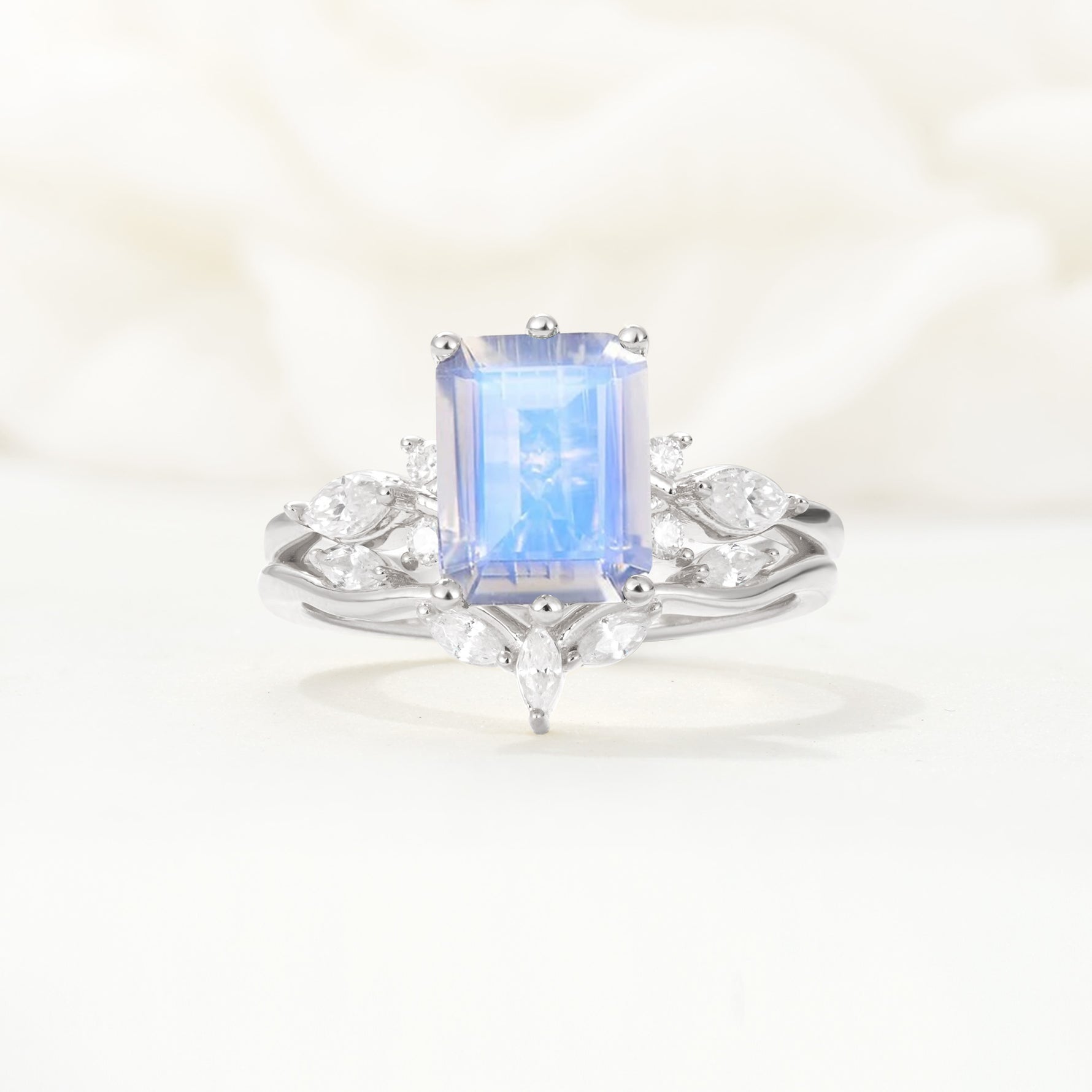 SR17109 Moonstone Ring - Additional view