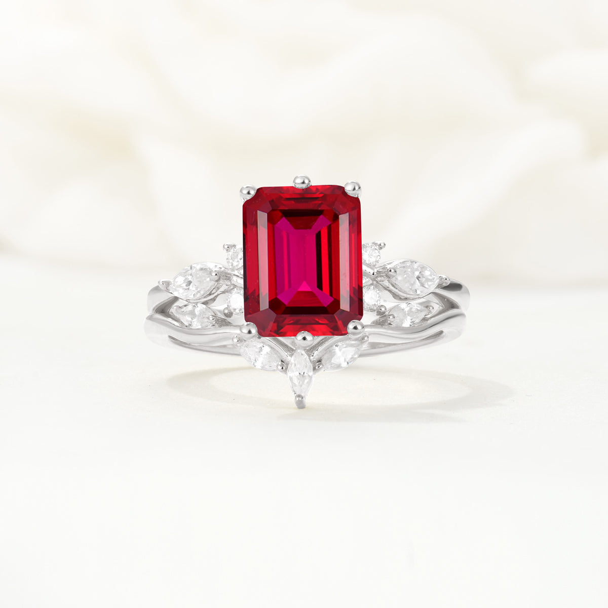 SR17109 Ruby Ring - Additional view