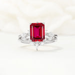 SR17109 Ruby Ring - Additional view