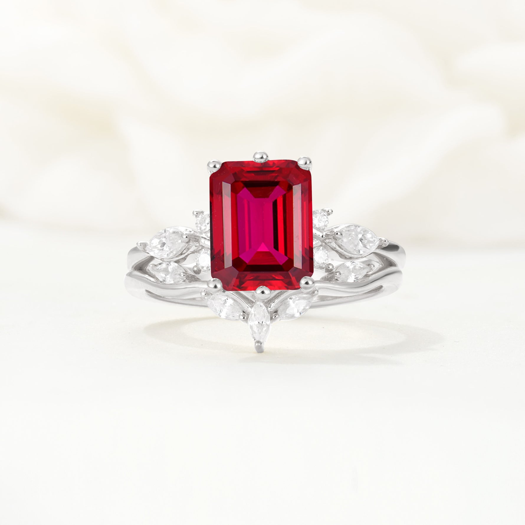 SR17109 Ruby Ring - Additional view