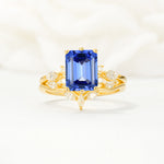 SR17109 Sapphire Ring - Yellow-Gold