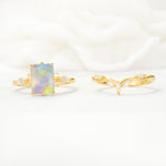 SR17109 Fire Opal Ring - Additional view