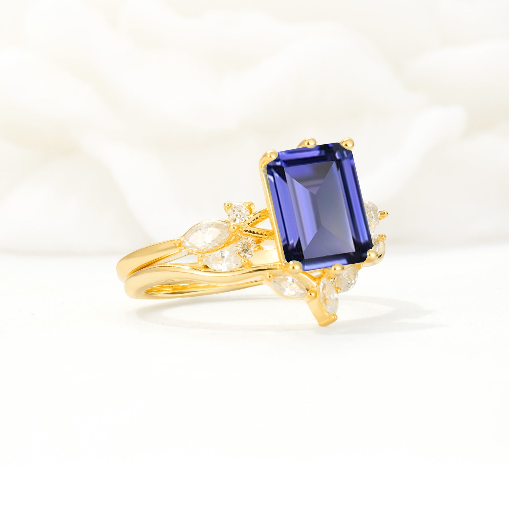 SR17109 Tanzanite Ring - Rose-Gold