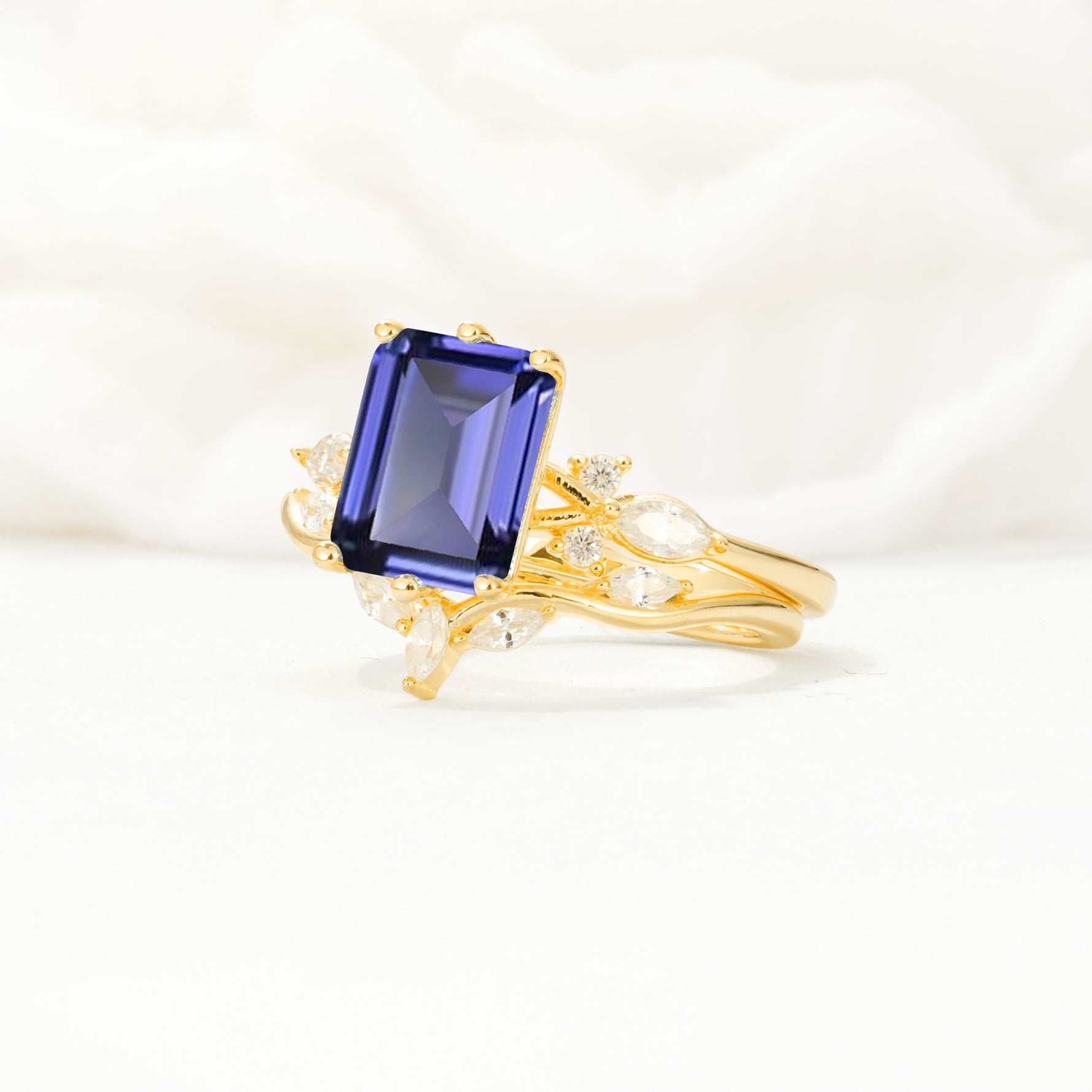 SR17109 Tanzanite Ring - White-Gold