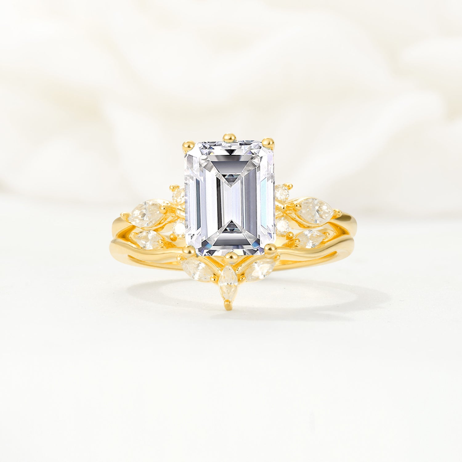 SR17109 Lab Diamond Ring - Yellow-Gold