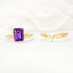SR17109 Amethyst Ring - Additional view