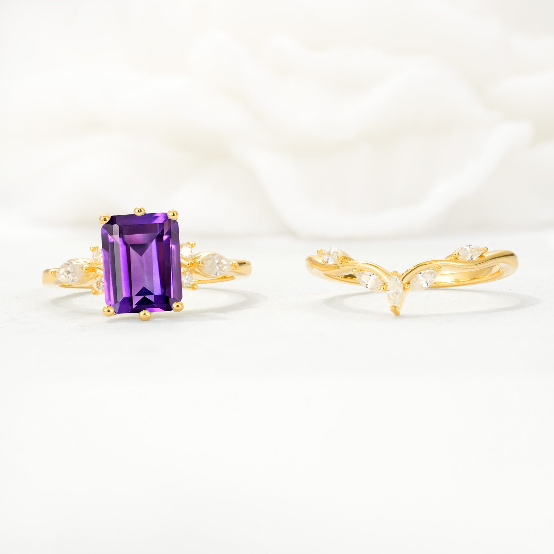 SR17109 Amethyst Ring - Additional view