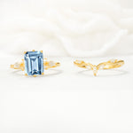 SR17109 Aquamarine Ring - Additional view