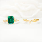 SR17109 Emerald Ring - Additional view