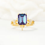SR17109 Alexandrite Ring - Yellow-Gold