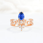 SR17113 Sapphire Ring - Additional view