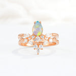SR17113 Fire Opal Ring - Additional view