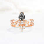 SR17113 Black Rutilated Quartz Ring - Additional view
