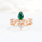 SR17113 Emerald Ring - Additional view