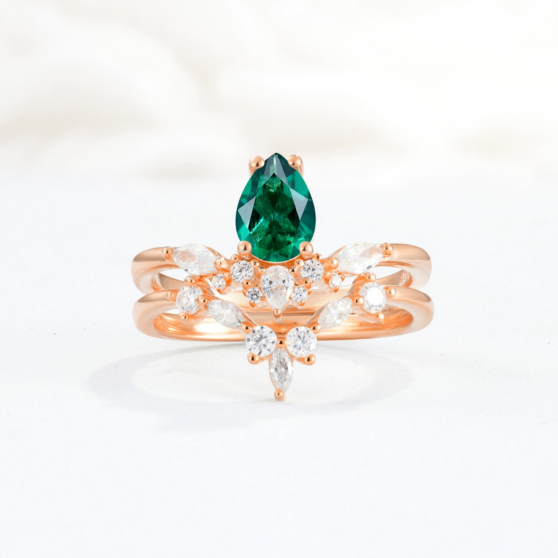 SR17113 Emerald Ring - Additional view