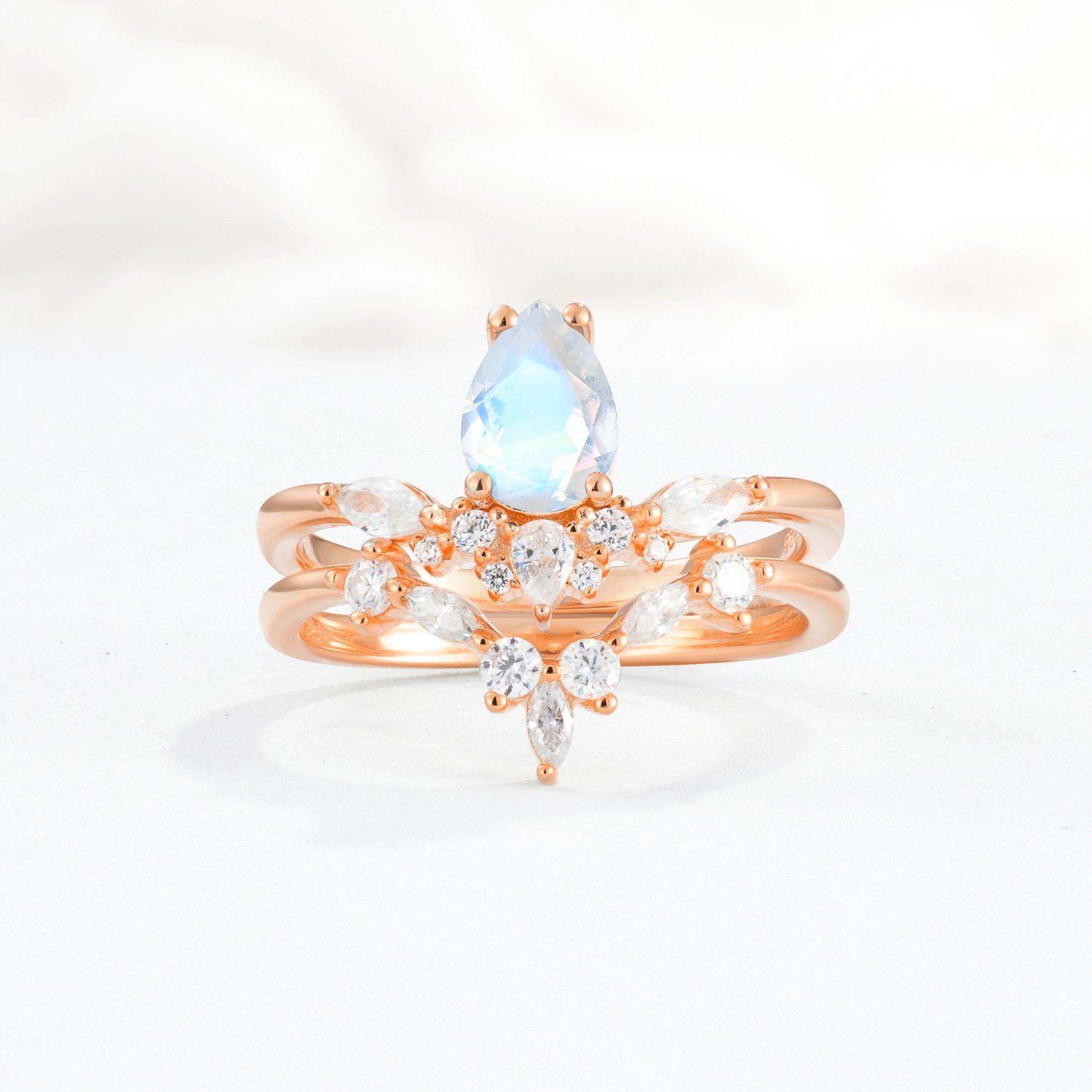 SR17113 Moonstone Ring - Additional view