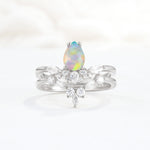 SR17113 Fire Opal Ring - Additional view