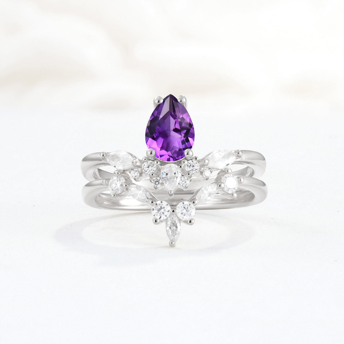 SR17113 Amethyst Ring - Additional view