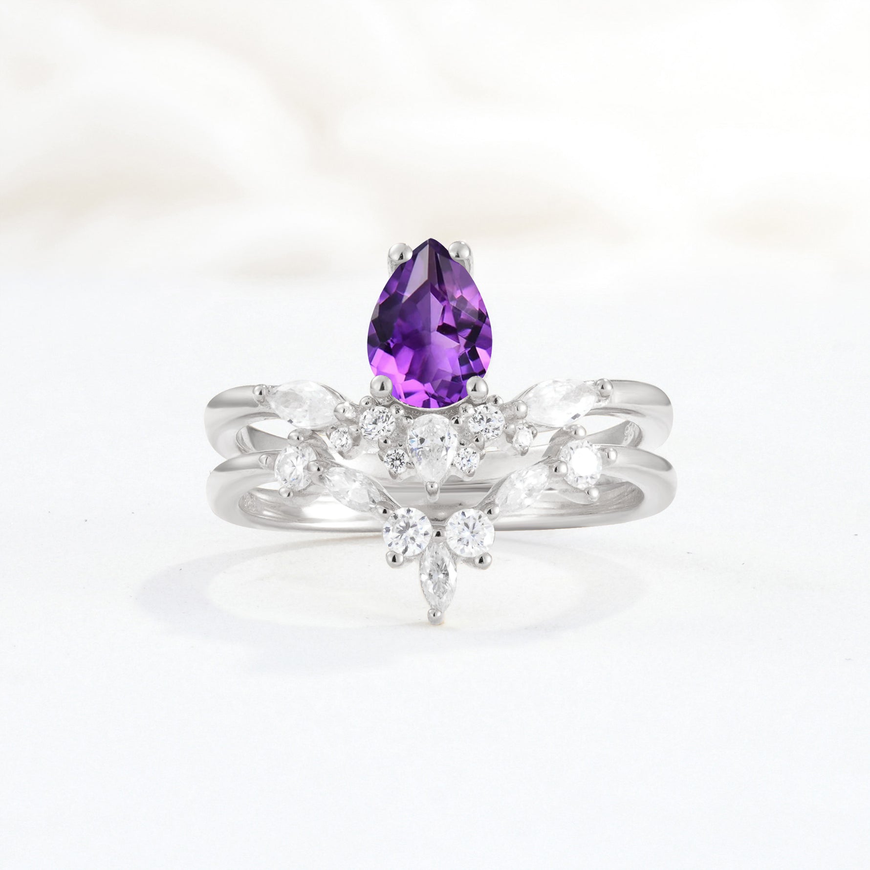 SR17113 Amethyst Ring - Additional view