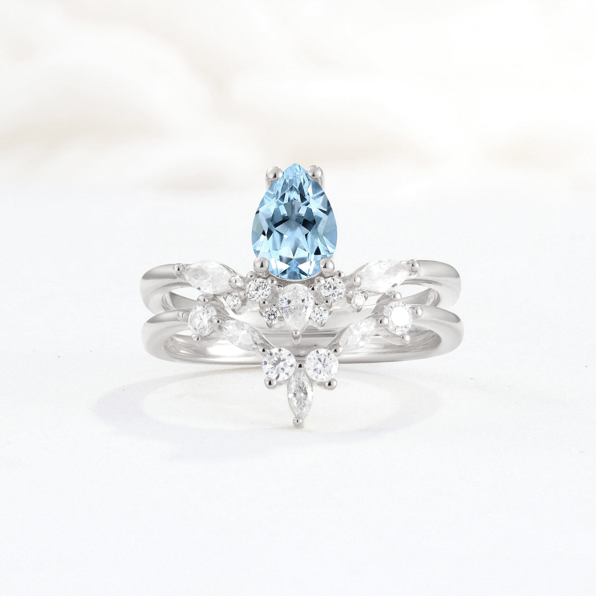 SR17113 Aquamarine Ring - Additional view