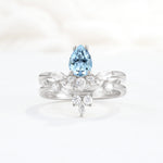 SR17113 Aquamarine Ring - Additional view